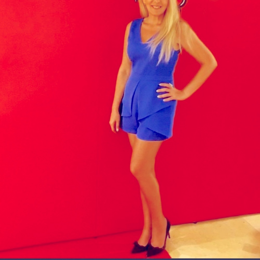 Crepe party romper